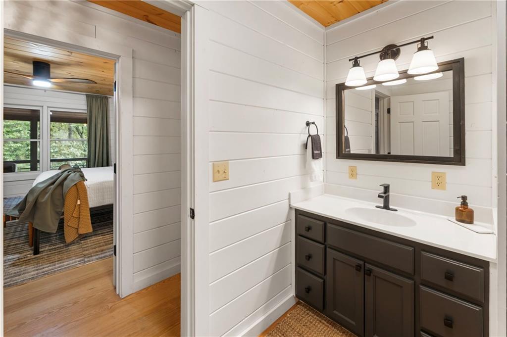 120 Brookhaven Trail Blue Ridge, GA 30513 - Photo 28 of 100 a bathroom with a double vanity sink mirror and