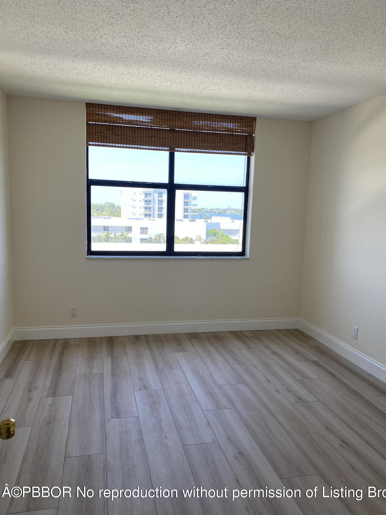 3800 Washington Road, Unit 610 West Palm Beach, FL 33405 - Photo 11 of 13 an empty room with wooden floor and windows