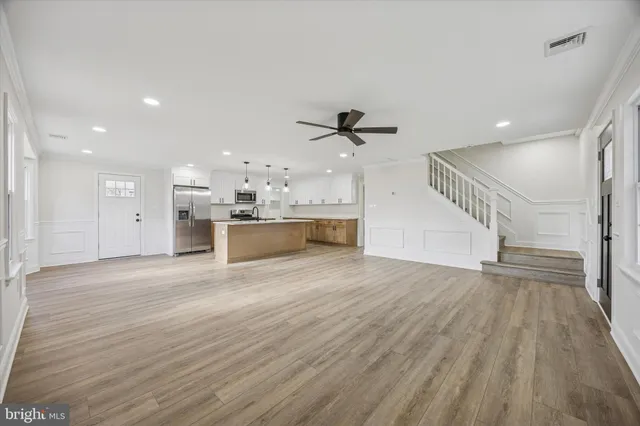 wooden floor in an empty room