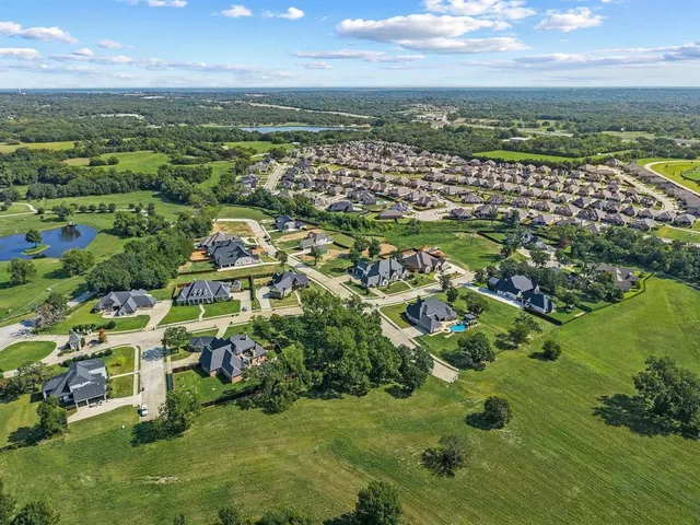 an aerial view of residential building with outdoor space