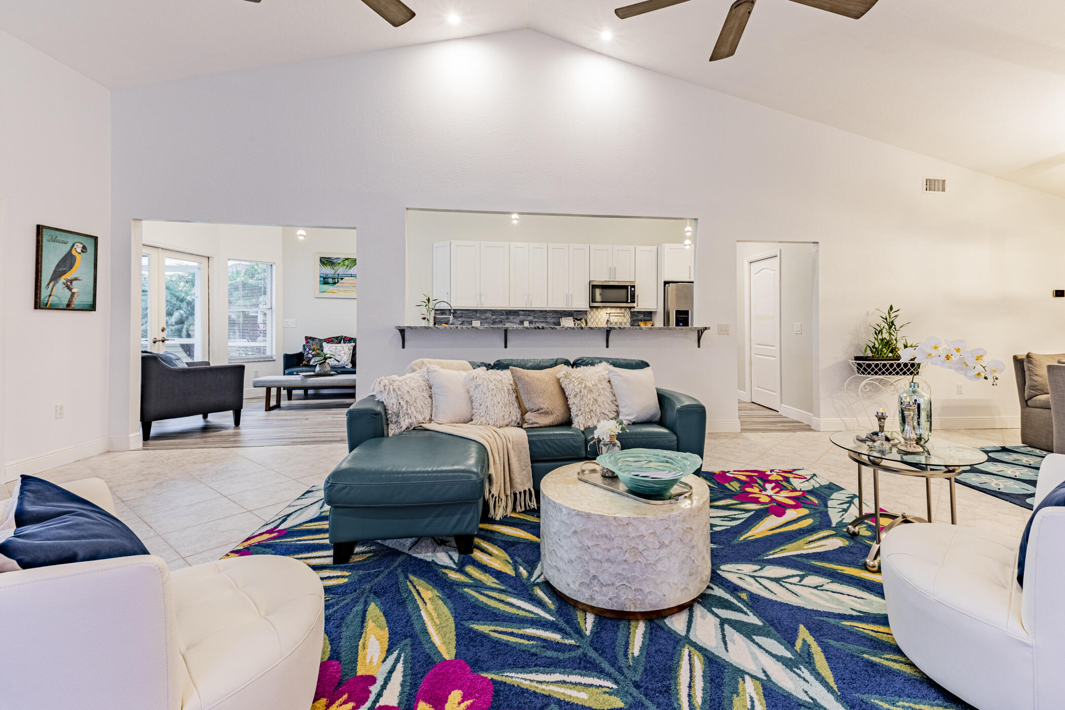 569 Dawson Drive Melbourne, FL 32940 - Photo 10 of 38 a living room with furniture and a wooden floor
