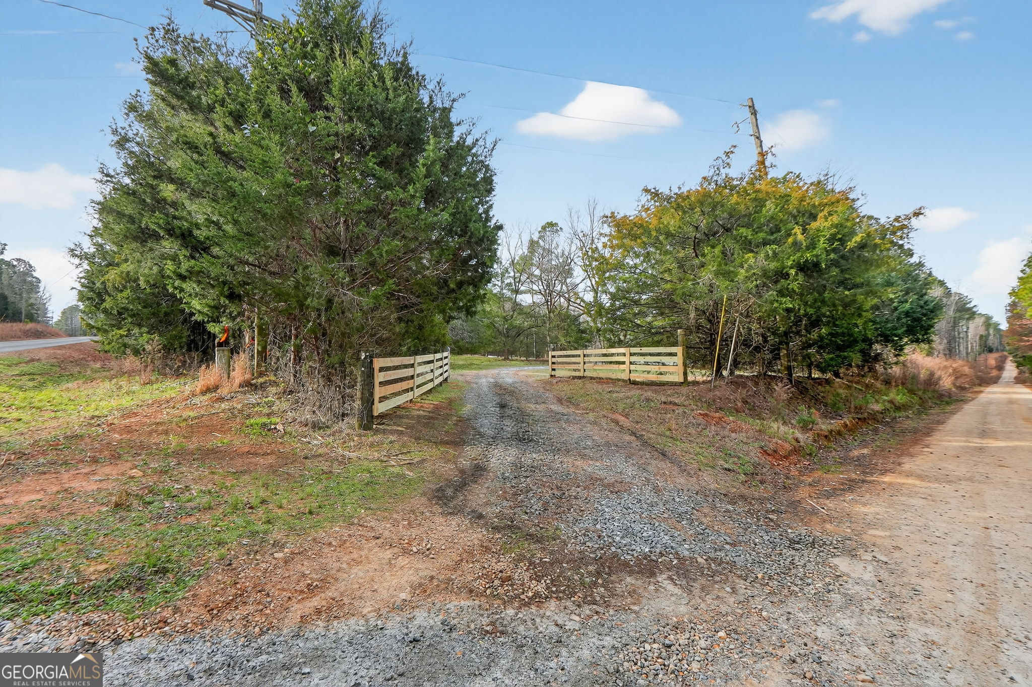 57.4-acres County Line Church Road Warm Springs, GA 31830 - Photo 3 of 35 a backyard of a house with lots of green space