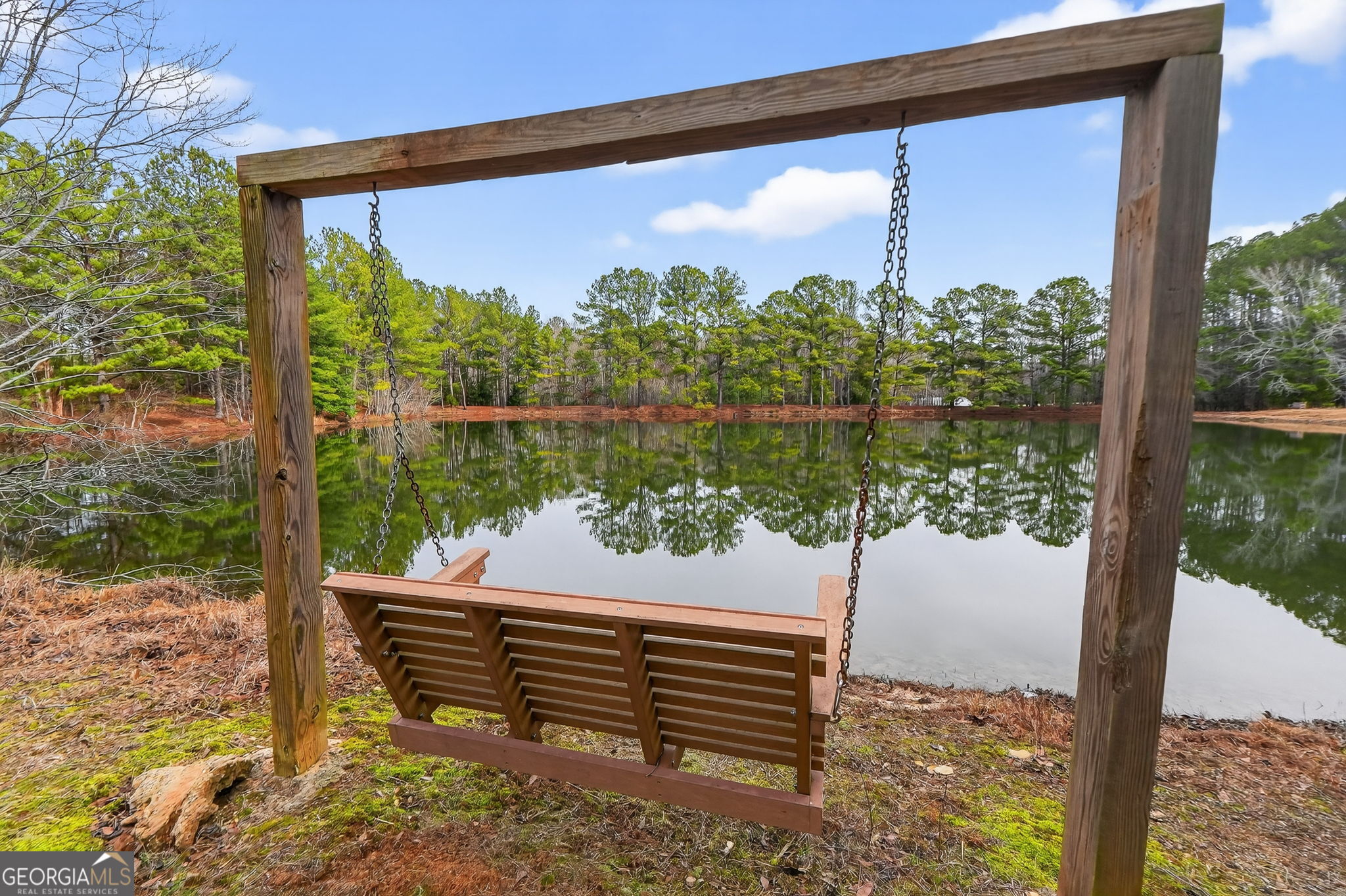 57.4-acres County Line Church Road Warm Springs, GA 31830 - Photo 10 of 35 a view of a bench in the porch