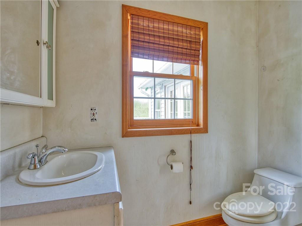 217 Durham Road Clyde, NC 28721 - Photo 19 of 24 a bathroom with a sink and a toilet
