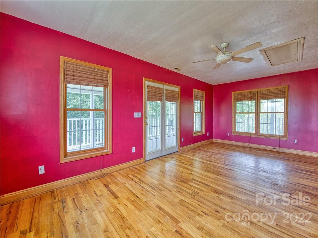 217 Durham Road Clyde, NC 28721 - Photo 23 of 24 a view of an empty room with a window