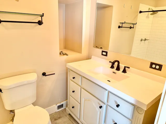 a bathroom with a sink and a toilet