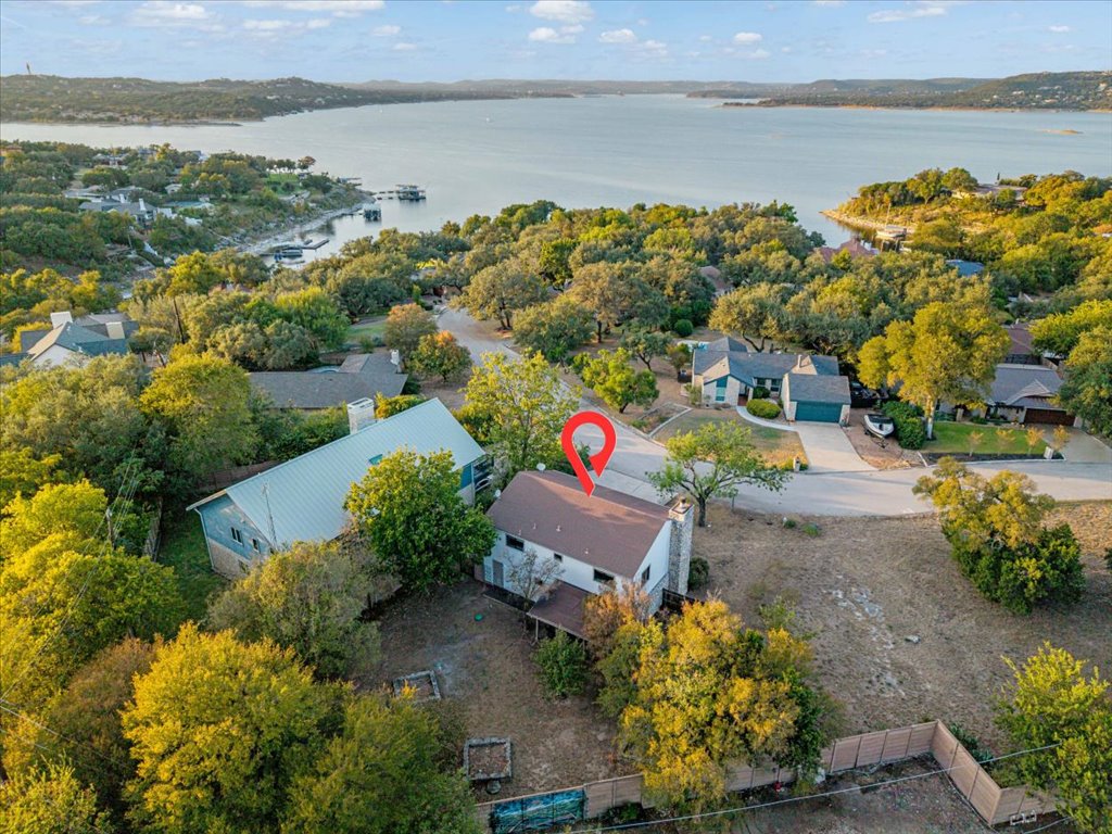 Aerial perspective the neighborhood. Only 30 homes in the subdivision