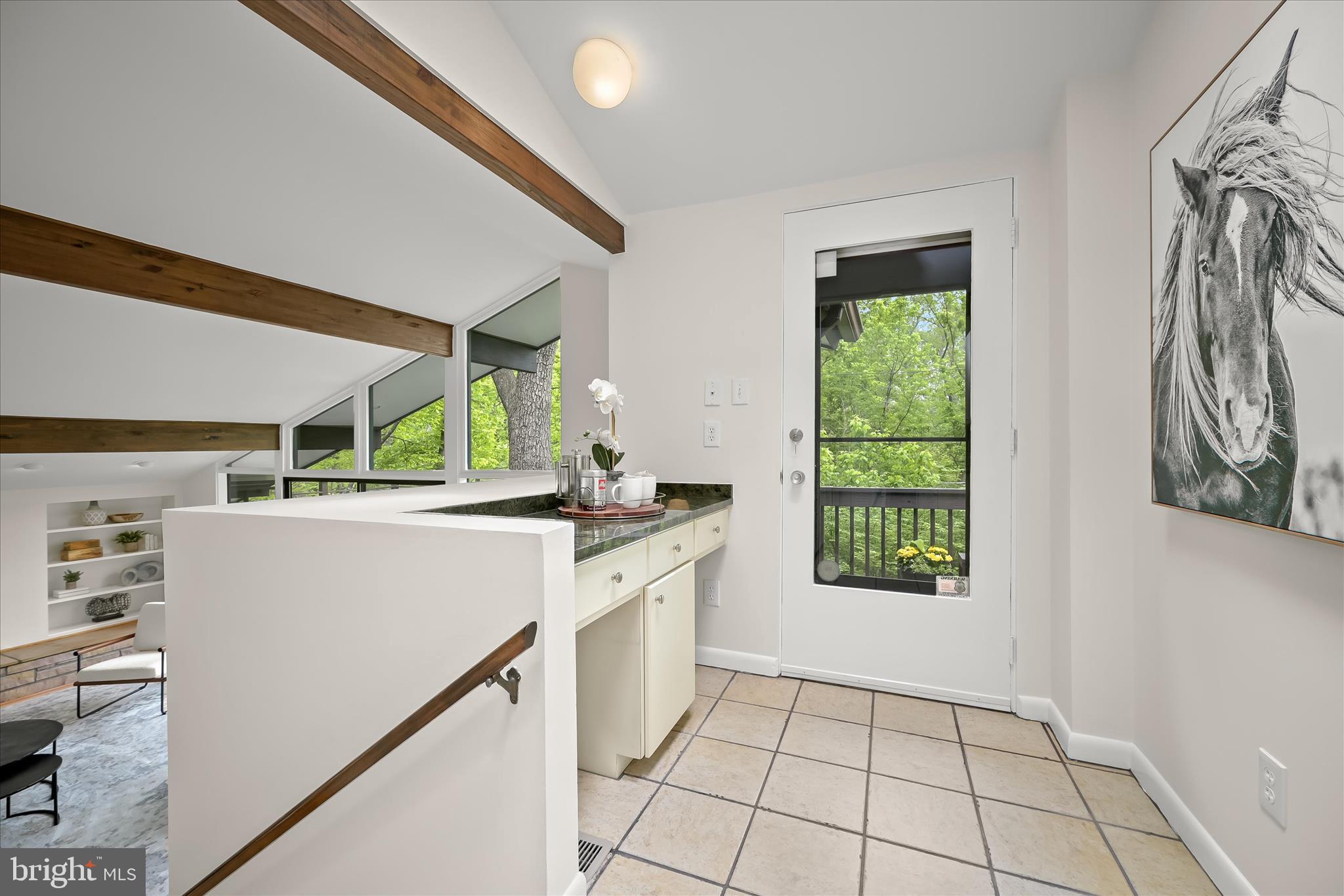 6544 Wiscasset Road Bethesda, MD 20816 - Photo 14 of 48 Kitchen door to one of many porches
