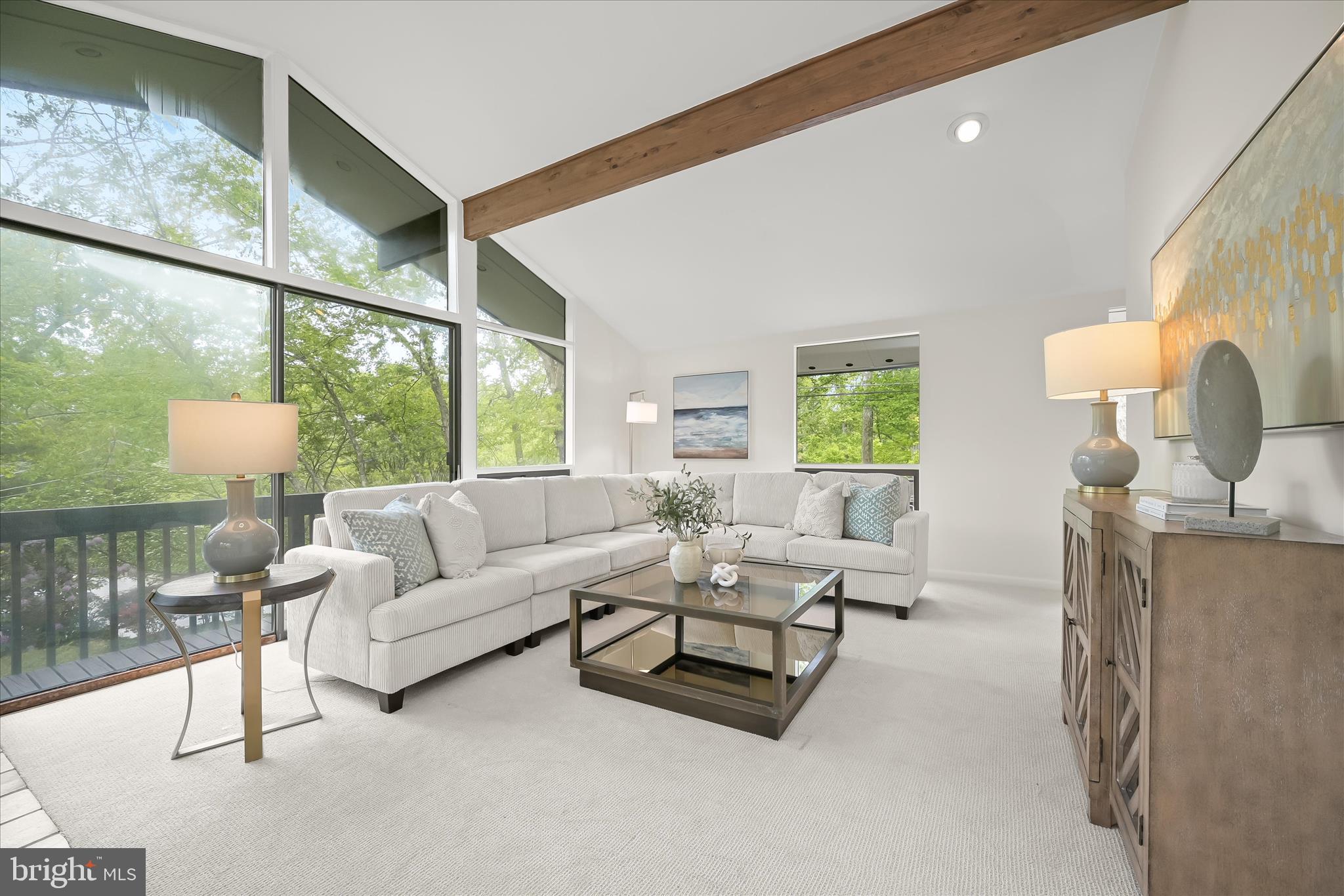 6544 Wiscasset Road Bethesda, MD 20816 - Photo 6 of 48 Living room with beams