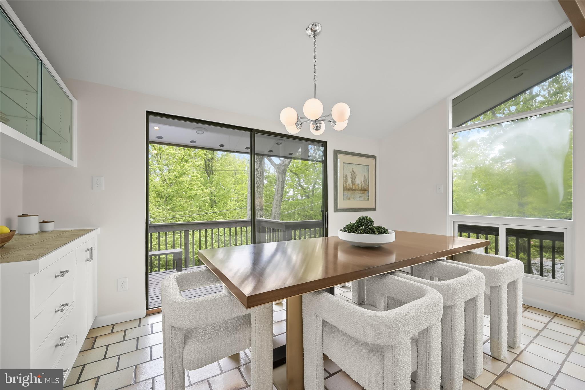 6544 Wiscasset Road Bethesda, MD 20816 - Photo 8 of 48 Dining room w built-in bar