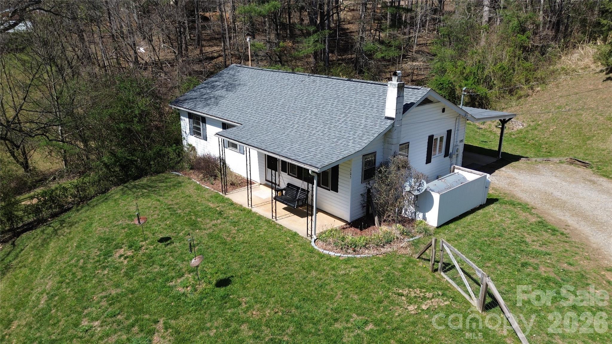 105 Baird Road Mars Hill, NC 28754 - Photo 1 of 48 an aerial view of a house