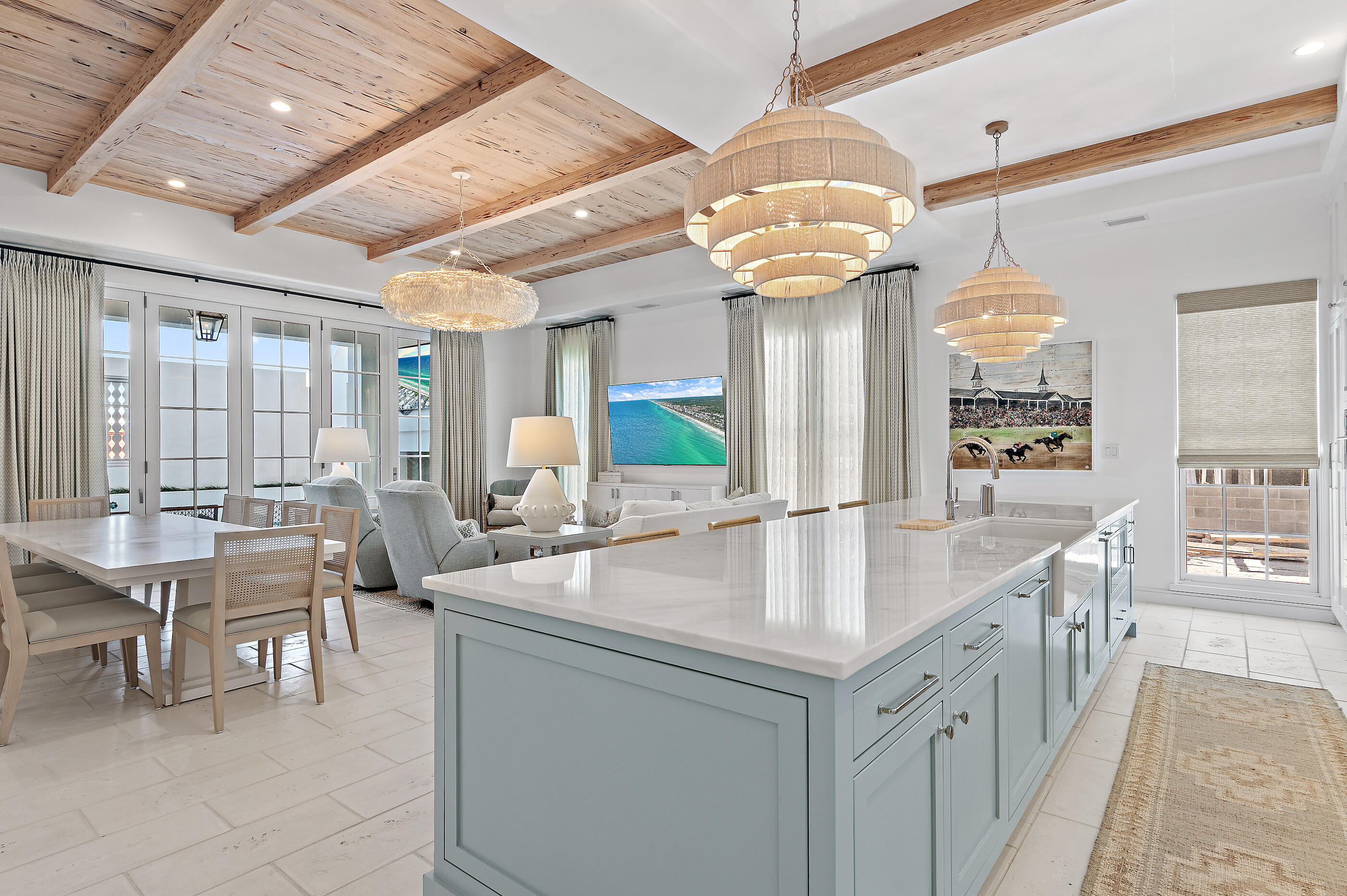 155 Elbow Beach Rd Inlet Beach Inlet Beach, FL 32461 - Photo 18 of 49 19 - Kitchen + Dining Perspective