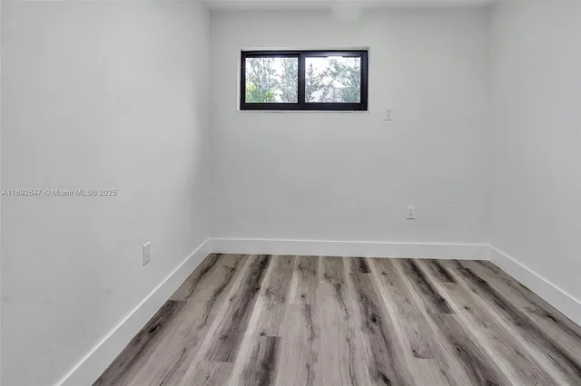 a view of wooden floor in a room