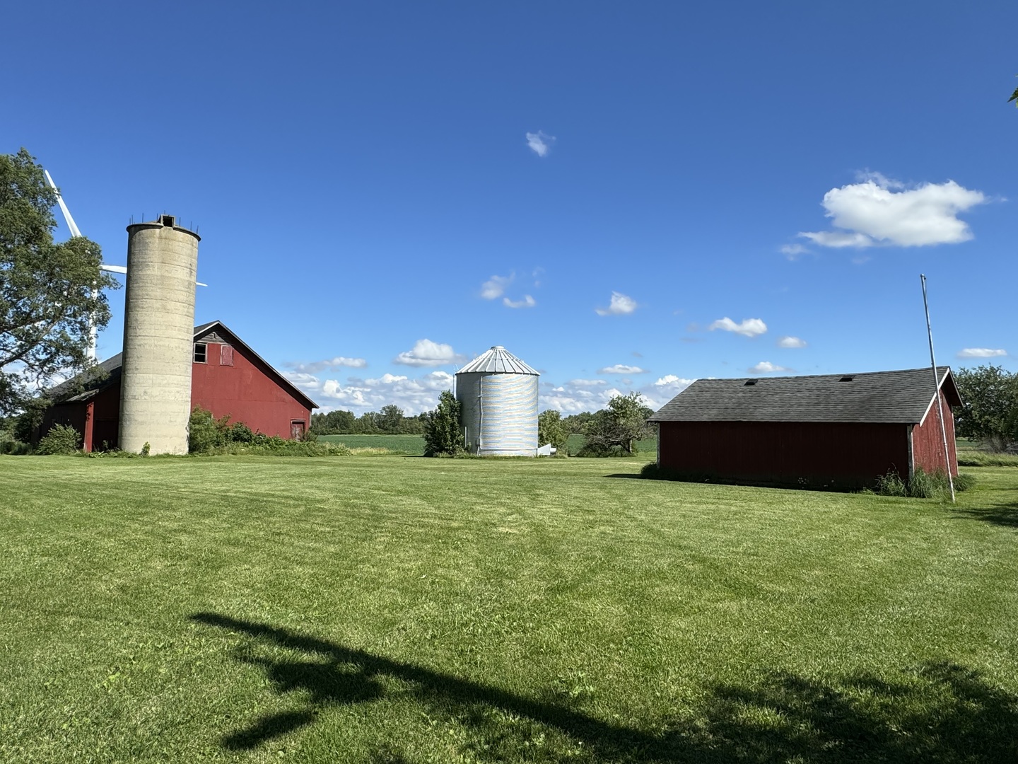 3222 250 East Road Herscher, IL 60941 - Photo 25 of 31 a view of a big room with a big yard and large trees