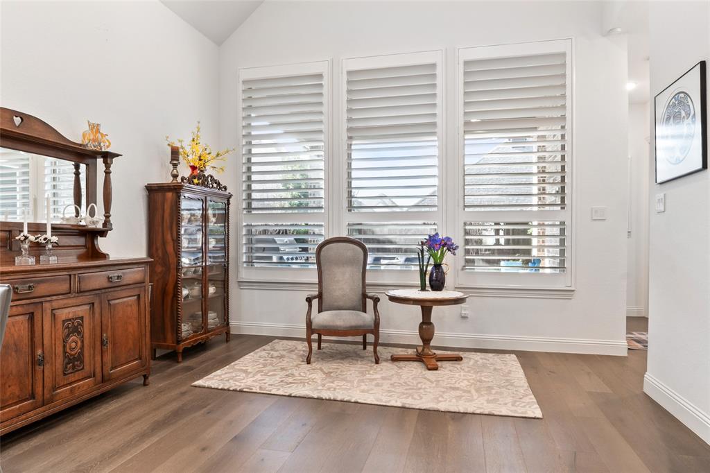 2109 Georgetown Boulevard Prosper, TX 75078 - Photo 11 of 40 a living room with furniture and wooden floor