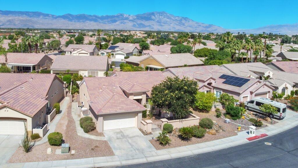 39357 Mirage Circle Palm Desert, CA 92211 - Photo 30 of 32 an aerial view of residential houses with outdoor space