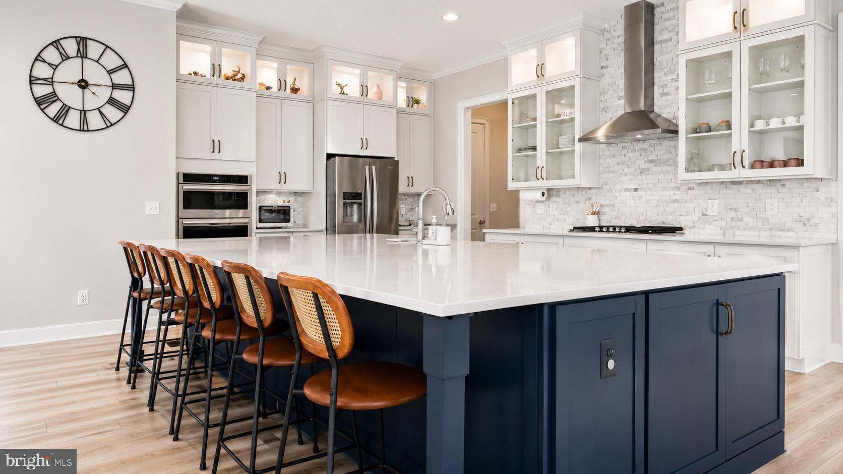 23609 Roselle Ridge Lane Aldie, VA 20105 - Photo 25 of 75 Modern kitchen with elegant finishes.