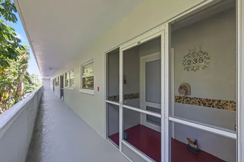 a view of front door