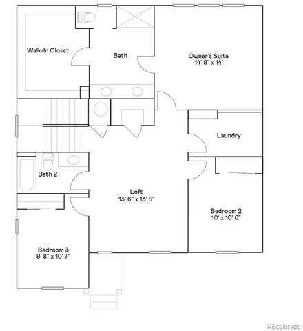 a picture of a floor plan