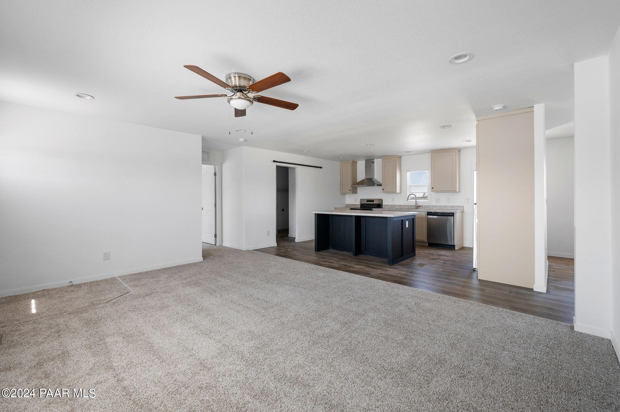 790 West Little Ranch Road Paulden, AZ 86334 - Photo 7 of 34 Living Room and Kitchen