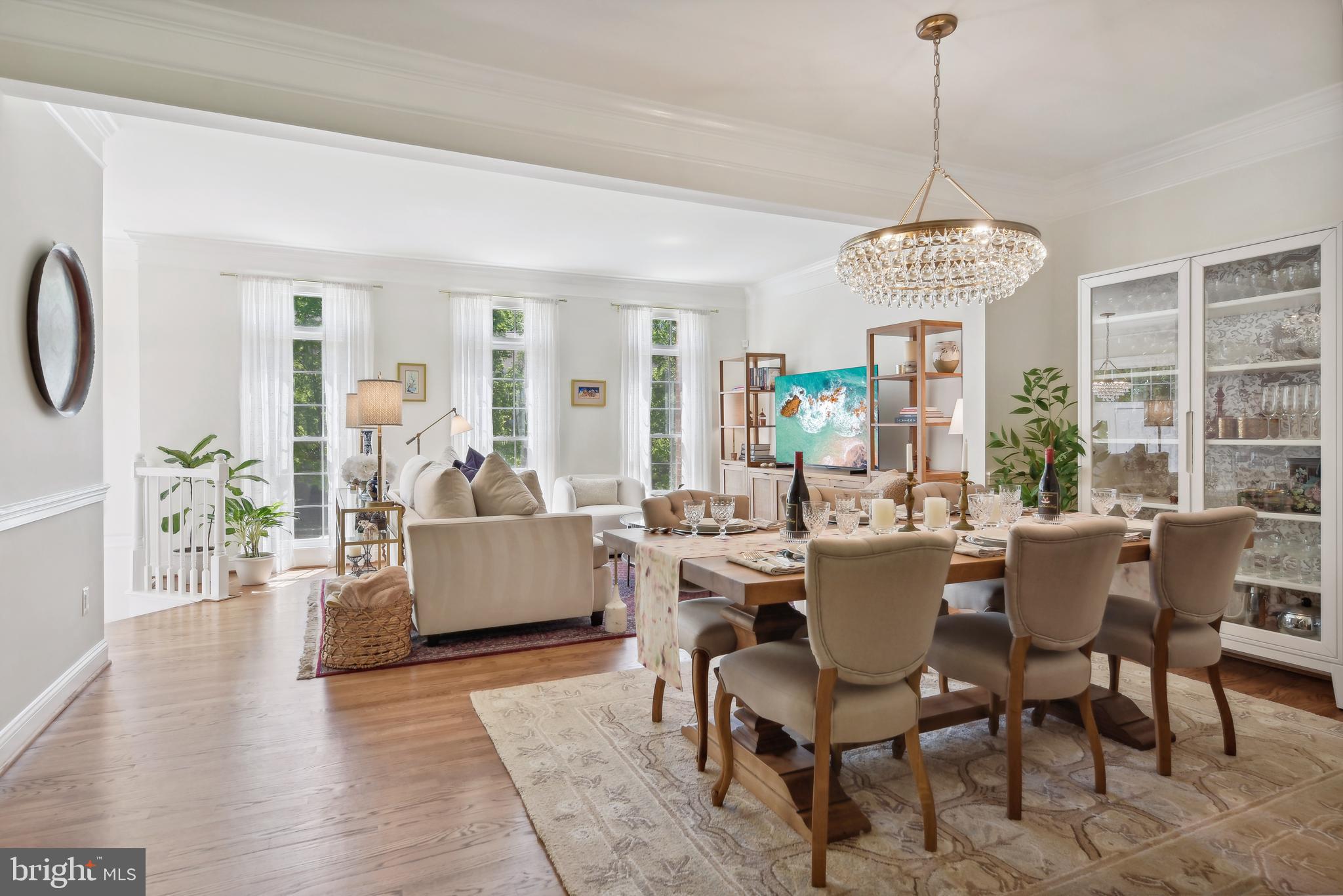 1331 Sundial Drive Reston, VA 20194 - Photo 3 of 38 Spacious Dining room with stunning chandelier!