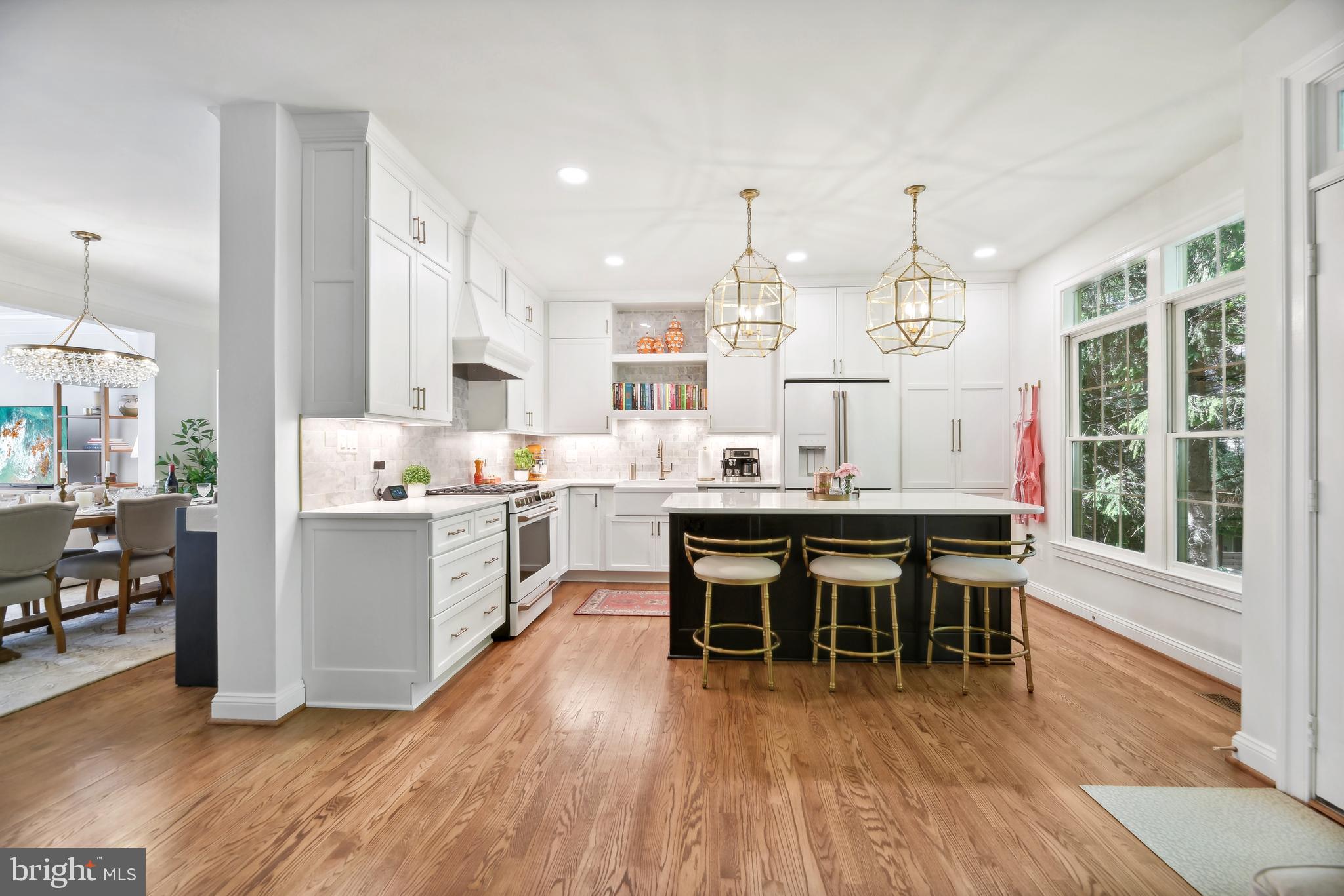 1331 Sundial Drive Reston, VA 20194 - Photo 6 of 38 Elegant gold light fixtures over island!