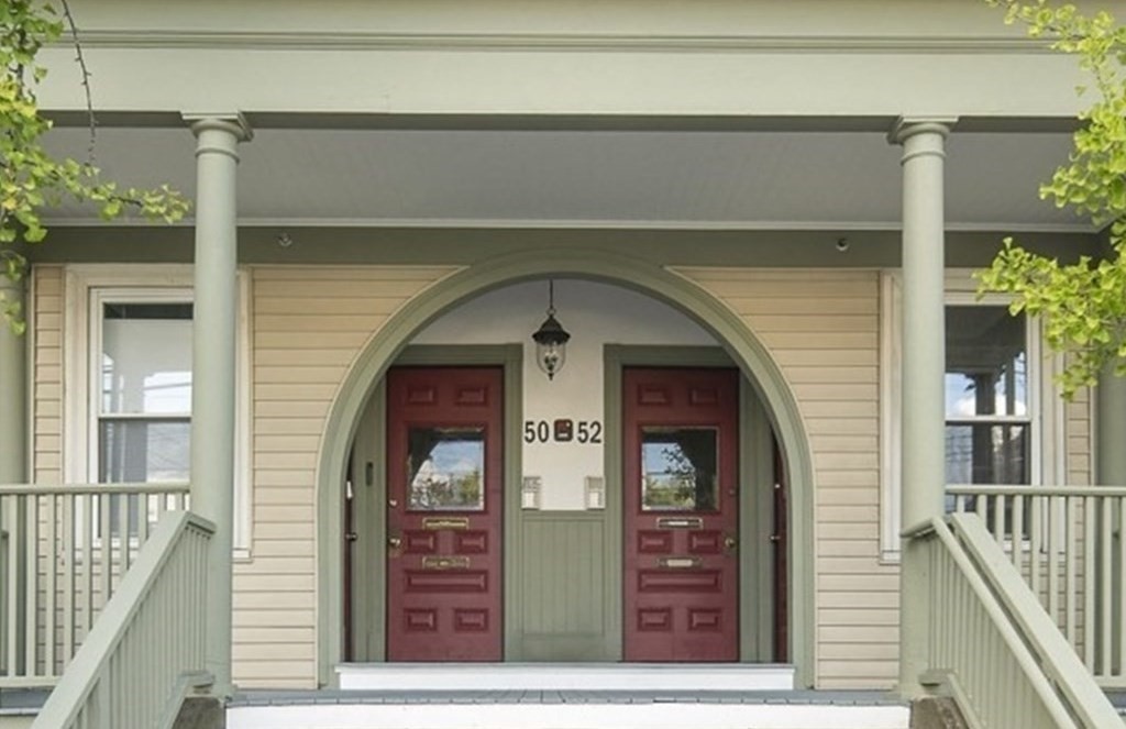 a view of front door of a house