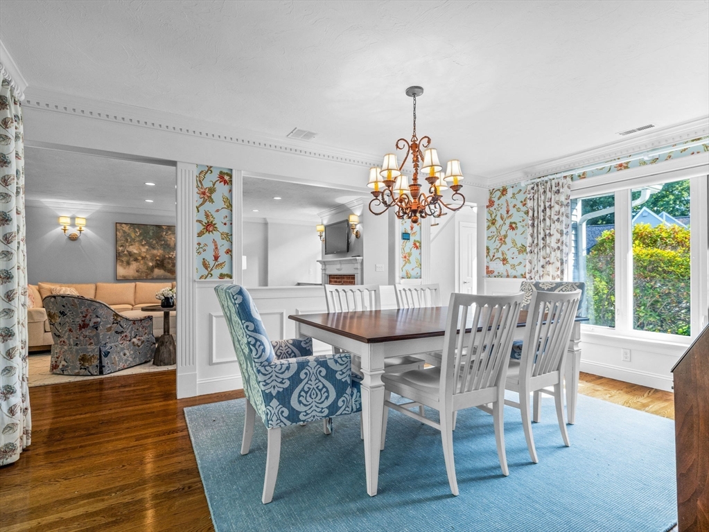 4 Farmer Road, Unit 4 Milton, MA 02186 - Photo 7 of 33 a view of a dining room with furniture and wooden floor