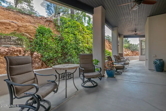 a view of mountains in the distance