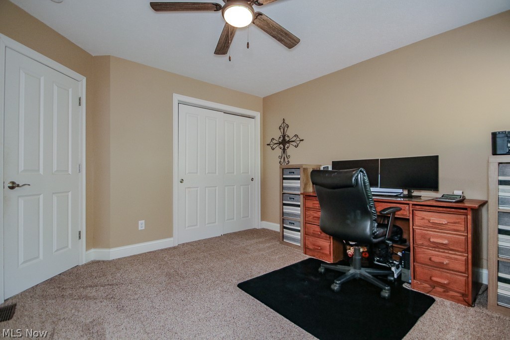 3991 North Myers Road Geneva, OH 44041 - Photo 35 of 43 Bedroom 3 (being used as an office)