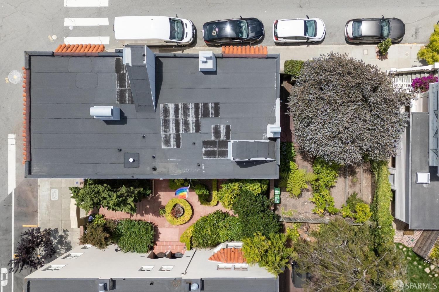 54 Upper Terrace San Francisco, CA 94117 - Photo 48 of 61 an aerial view of residential houses with outdoor space