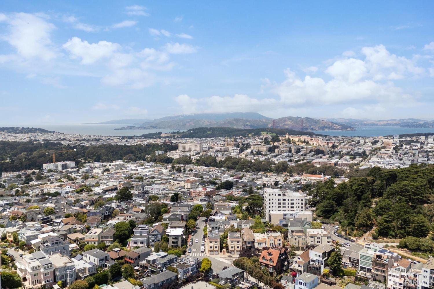 54 Upper Terrace San Francisco, CA 94117 - Photo 52 of 61 an aerial view of multiple house