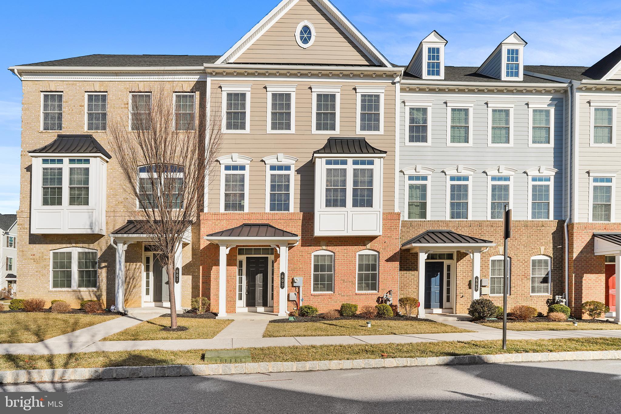 Charming townhomes with modern elegance.
