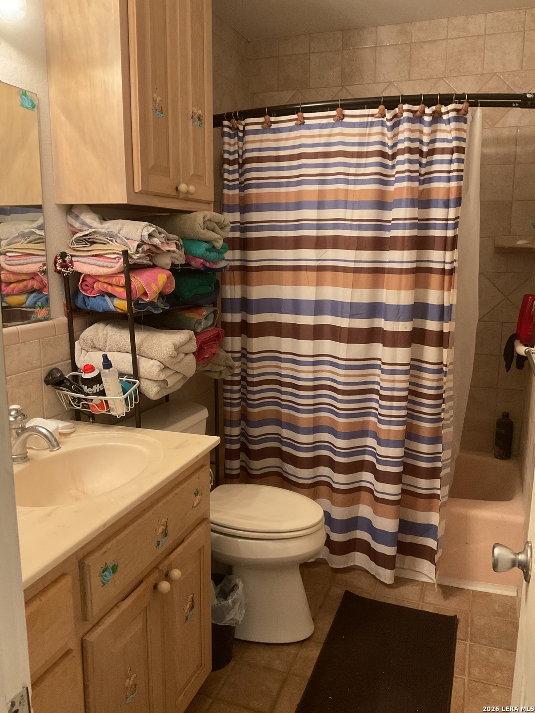 110 Renfro Drive Devine, TX 78016 - Photo 13 of 17 a bathroom with a sink toilet and a mirror
