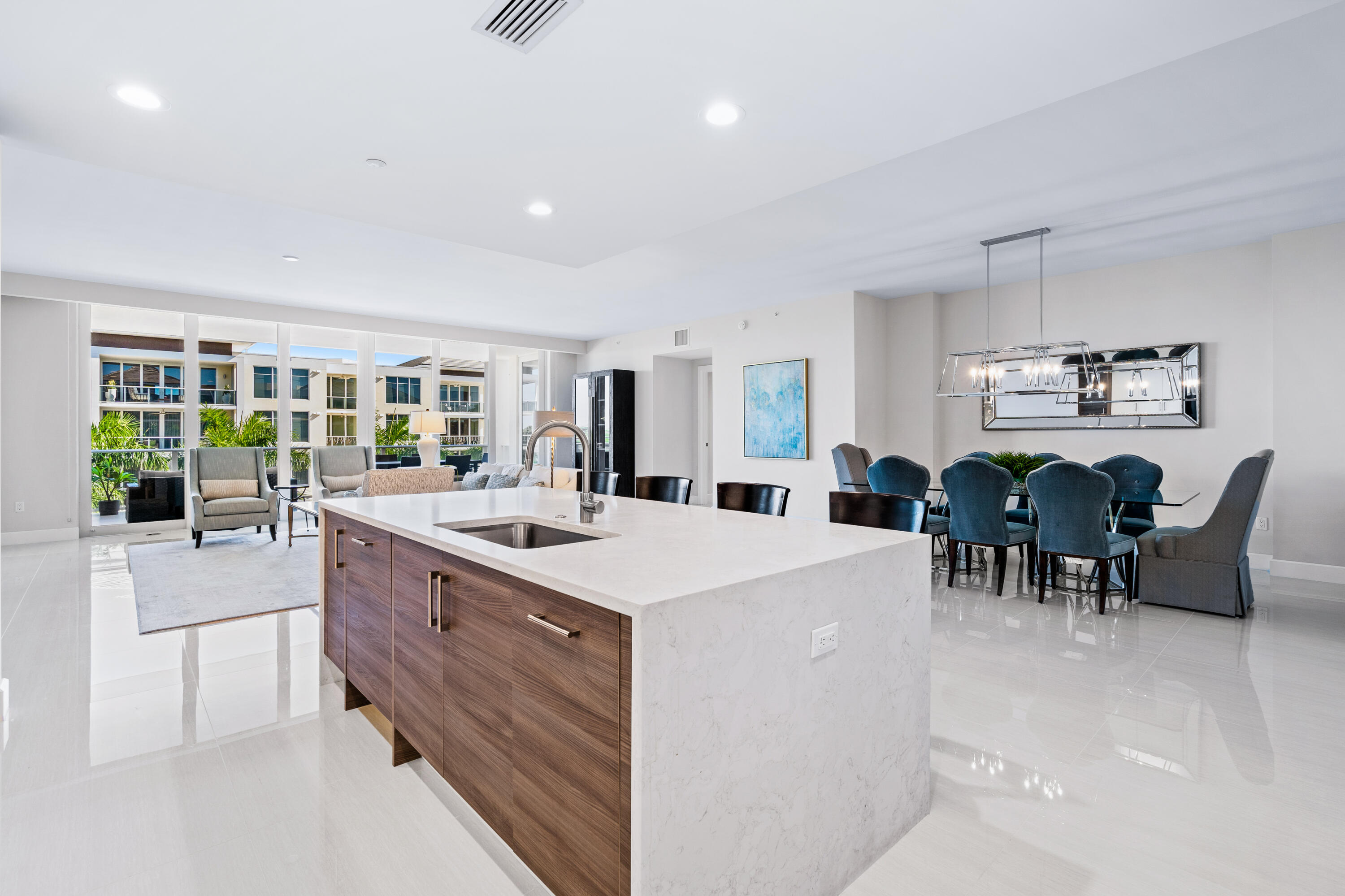 2720 Donald Ross Road, Unit 402 Palm Beach Gardens, FL 33410 - Photo 13 of 41 Kitchen Island
