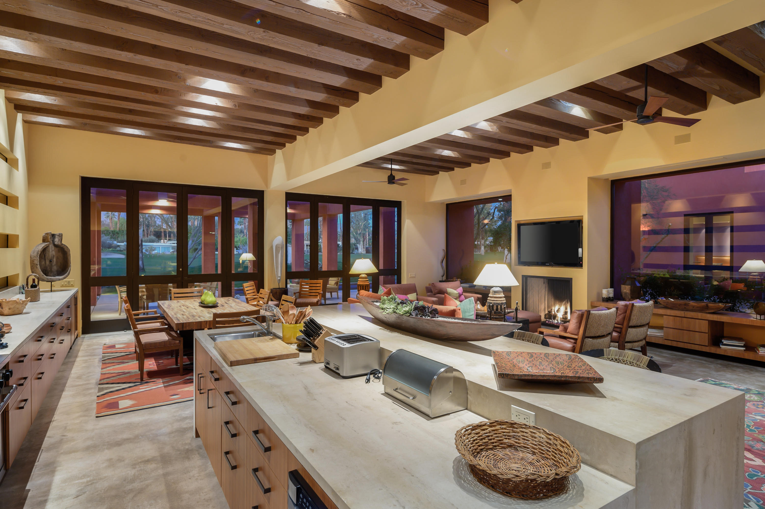 37801 Thompson Road Rancho Mirage, CA 92270 - Photo 12 of 31 a living room with lots of furniture and a large window
