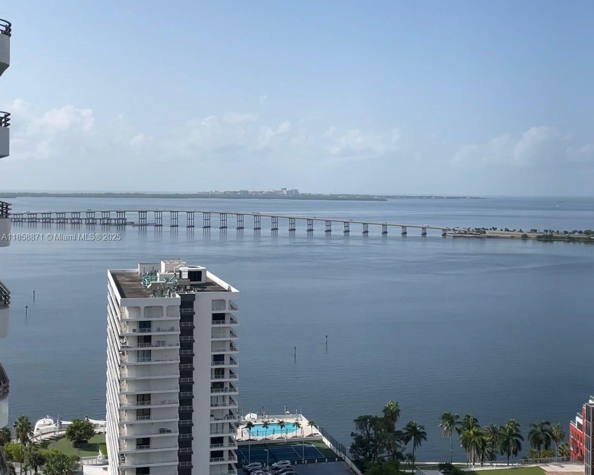 1451 Brickell Avenue, Unit 2102 Miami, FL 33131 - Photo 1 of 14 a view of roof with a city view