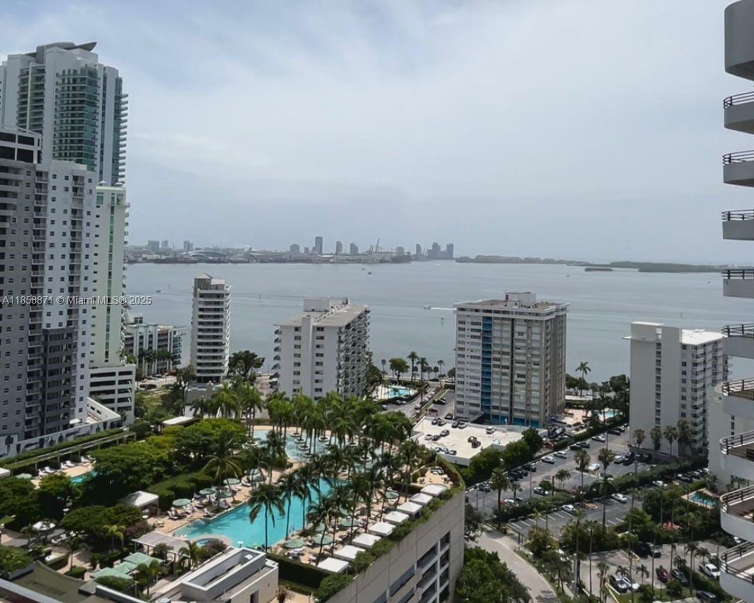 1451 Brickell Avenue, Unit 2102 Miami, FL 33131 - Photo 2 of 14 a view of a city with tall buildings