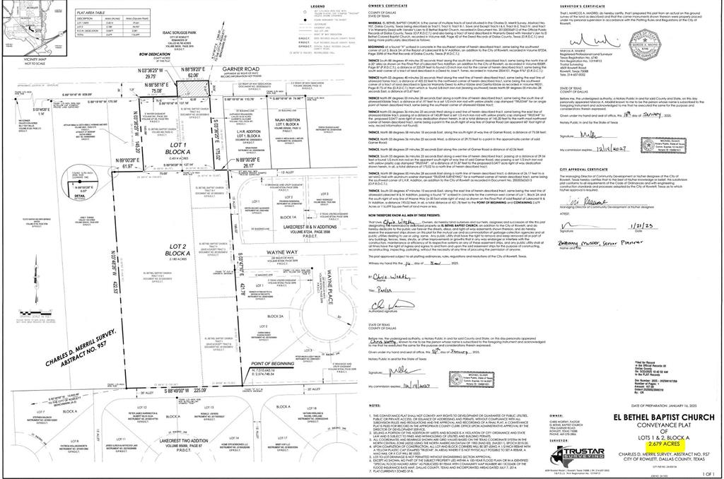 7913 Wayne Way Rowlett, TX 75088 - Photo 5 of 5 Plat