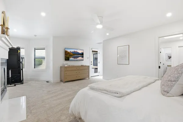 a front view of a house with swimming pool