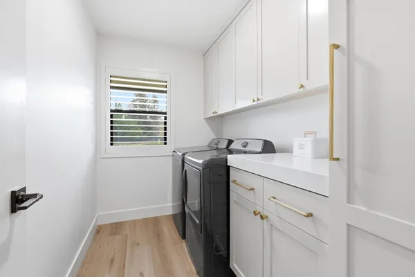 a view of storage and utility room