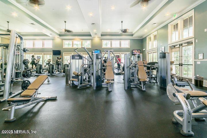 174 Beartooth Trail Ponte Vedra, FL 32081 - Photo 26 of 29 a view of a room with gym equipment