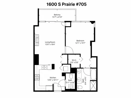 $289,500 | 1600 South Prairie Avenue, Unit 705, Chicago, IL 60616