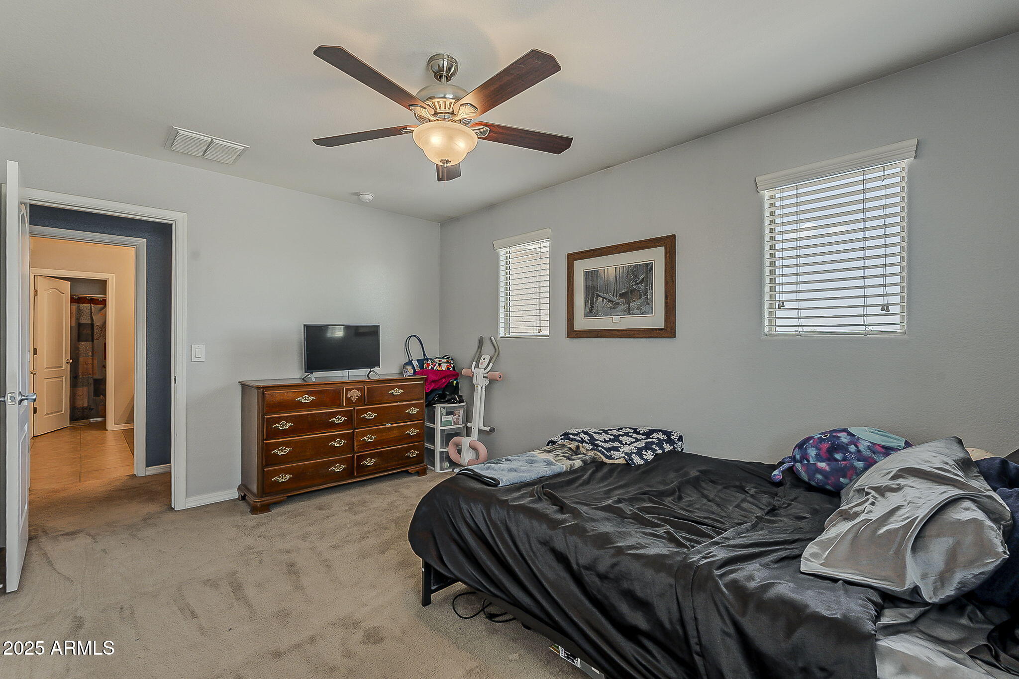 4407 West Crescent Road San Tan Valley, AZ 85144 - Photo 33 of 50 a bedroom with a bed and wooden floor