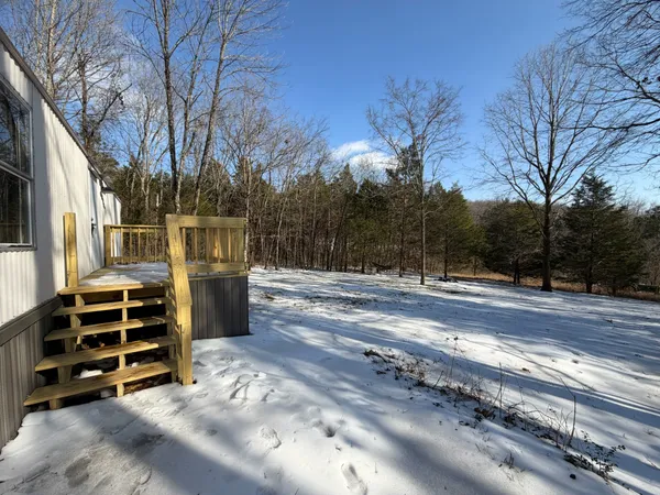 a view of outdoor space and deck