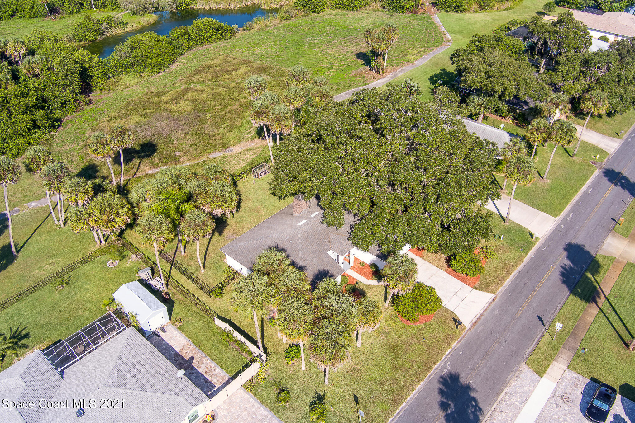1199 Meadowbrook Road Northeast Palm Bay, FL 32905 - Photo 2 of 24 Aerial
