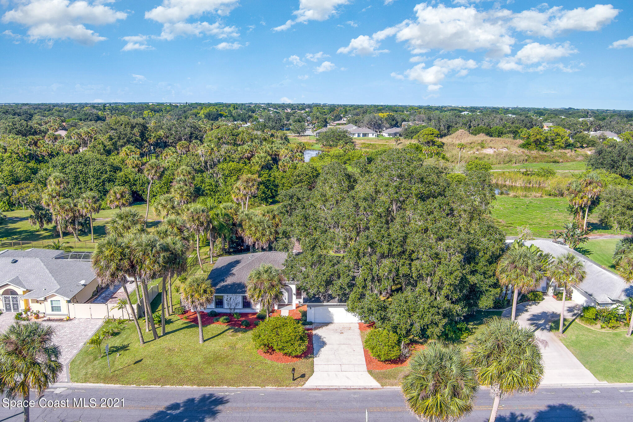1199 Meadowbrook Road Northeast Palm Bay, FL 32905 - Photo 20 of 24 Aerial