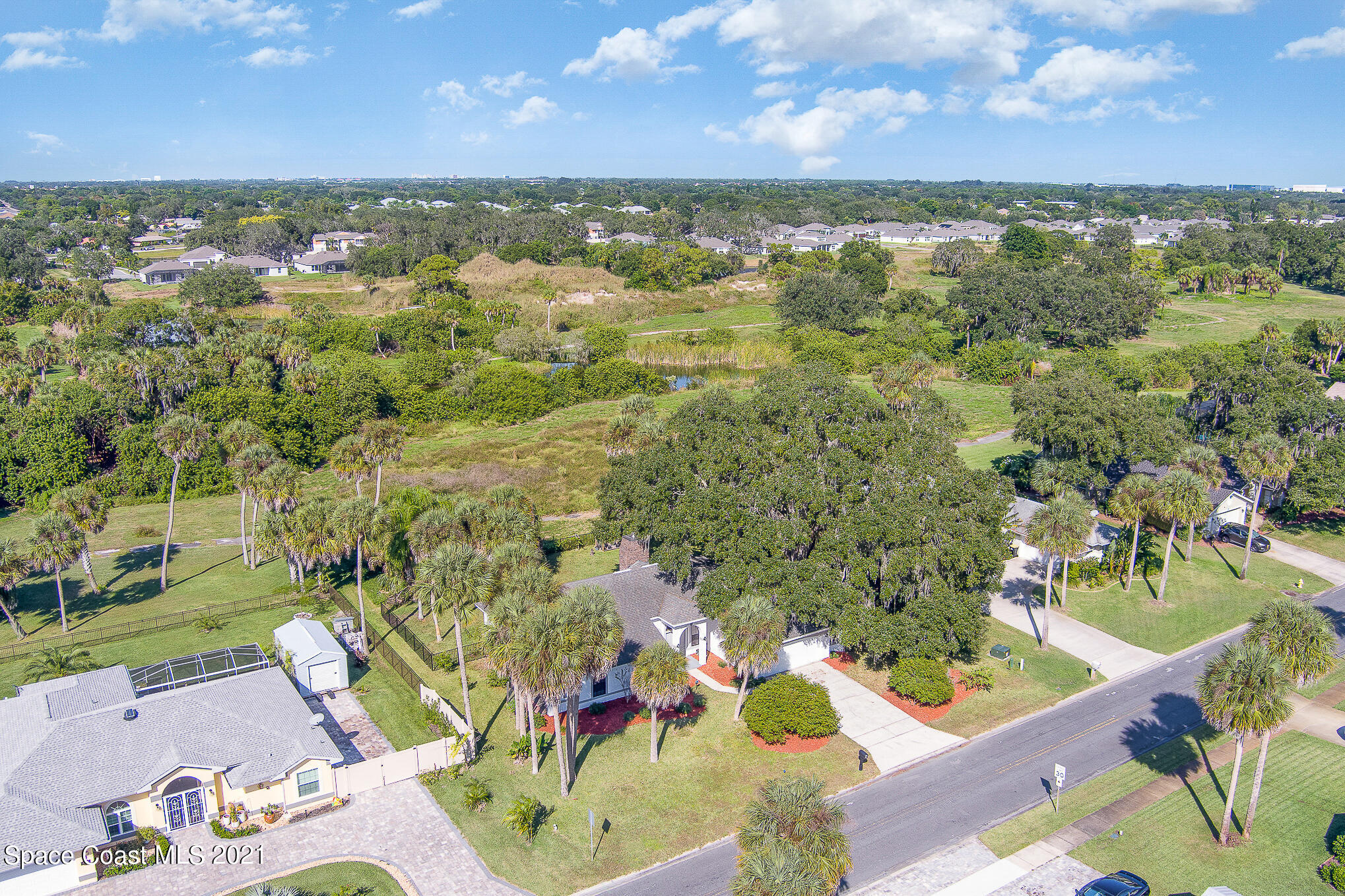1199 Meadowbrook Road Northeast Palm Bay, FL 32905 - Photo 21 of 24 Aerial