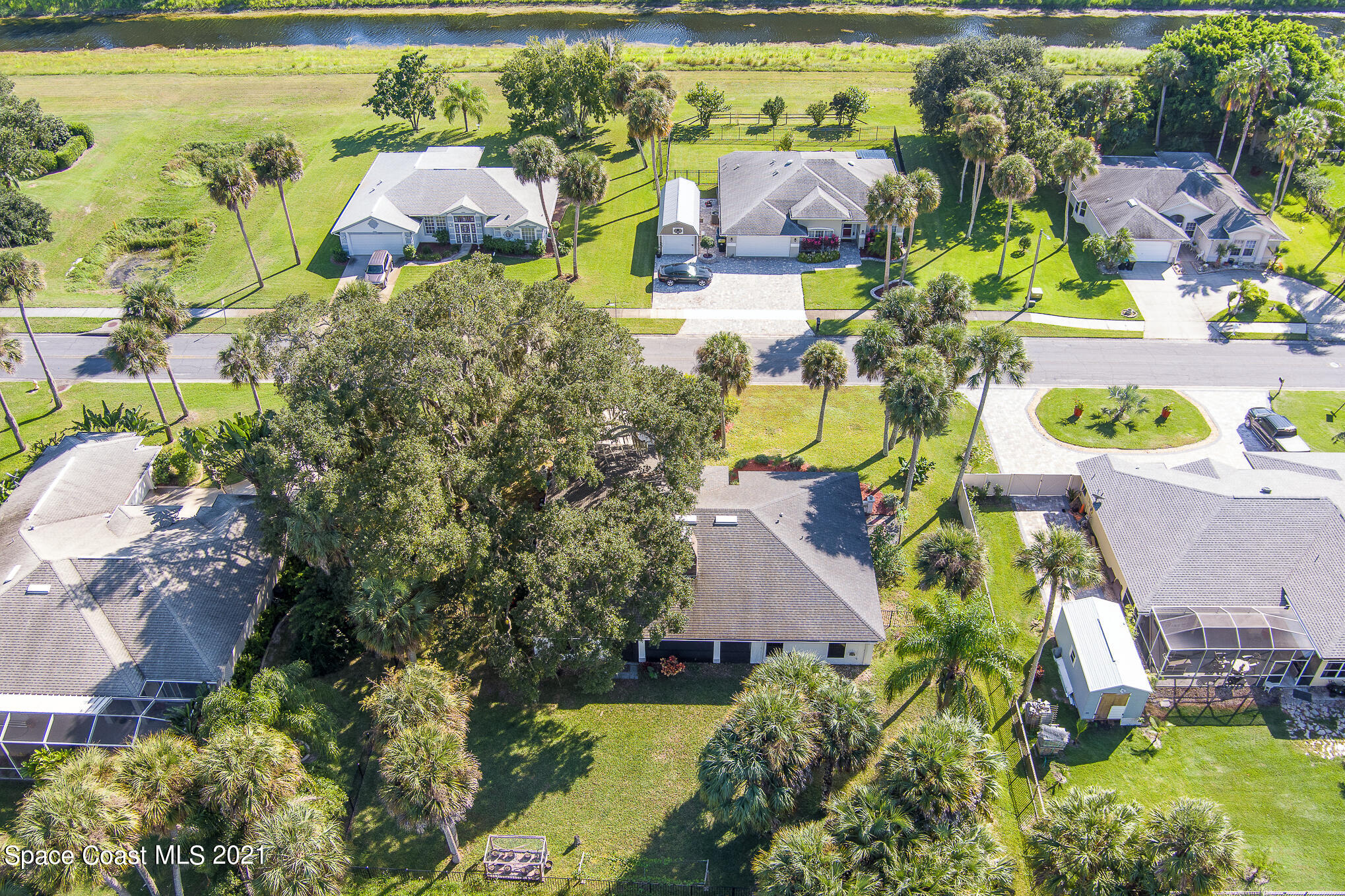 1199 Meadowbrook Road Northeast Palm Bay, FL 32905 - Photo 22 of 24 Aerial