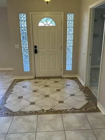 a view of a entryway door